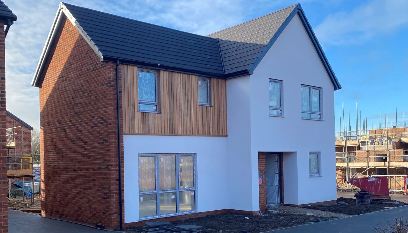 KINGSWOOD HOMES: Installation of monocouche scrape back render systems to new-build residential developments across the North West of England.